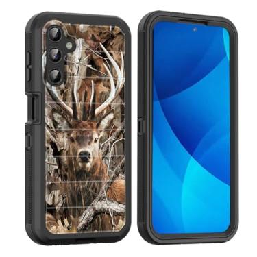 Imagem de smauncucn Capa para Galaxy A15 5G, proteção contra quedas de corpo inteiro, à prova de choque, à prova de poeira, resistente de 3 camadas, militar, resistente, durável para Samsung Galaxy A15 5G 6,5