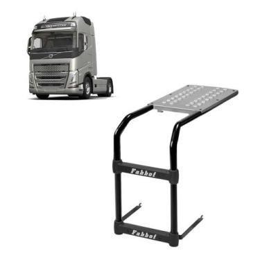 Imagem de Estribo Plataforma do Tanque Arla Volvo FH 2015 2016 Preto - Fabbof