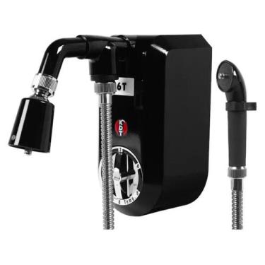 Imagem de 2828 - Ducha KDT Black 220V 8800W 6 Temperaturas com Desviador
