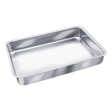 Imagem de Forma / Assadeira De Aluminio Retangular Alta 01 33,9x23,9x5 - Oem