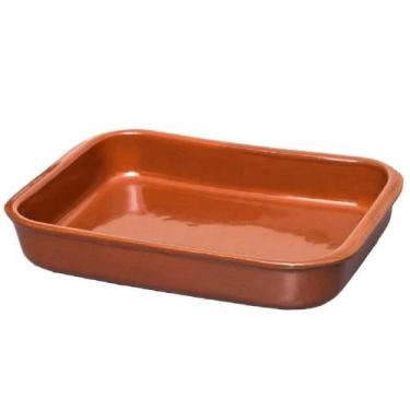 Imagem de Assadeira Retangular Cerâmica Principa de Barro Vermelho Motta nº 5 - 