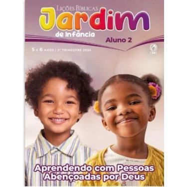 Imagem de Revista Lições Bíblica Jardim de Infância Aluno 2º Trimestre 2024 - CP