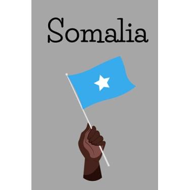 Imagem de Somalia: Somali Themed Blank Lined Notebook