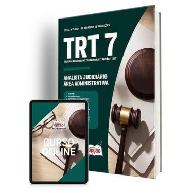 Imagem de Apostila TRT7 2024 - Analista Judiciário - Área Administrativa (C03) -
