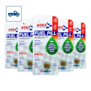 Imagem de Aditivo Para Combustível DIESEL ADEX Pastilhas Kit 5 Unid - ADERCO