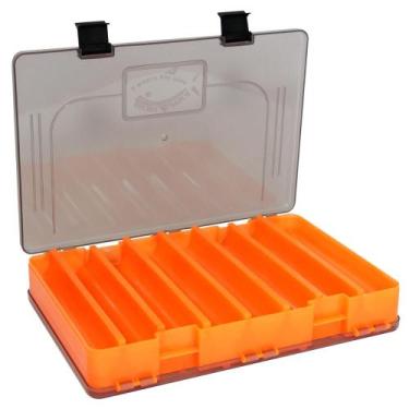 Imagem de Estojo duplo rochel pesca laranja c/tampa fluor fume - ROCHEL  PESCA
