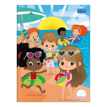 Imagem de Caderno de Linguagem Brochura (Meninos/Meninas) Capa Dura 40 Folhas Sapeca Kids - Tilibra