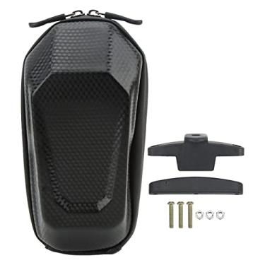 Imagem de Saco de sela de bicicleta Fita refletiva forte 1.5L Capacidade de desgaste de resistência à cauda de bicicleta EVA Material de borracha para entusiastas do ciclismo 20 x 10 x 9cm