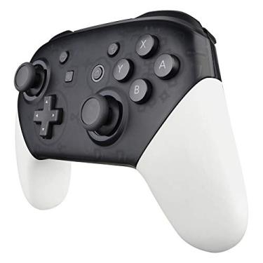 Imagem de Cabo de substituição eXtremeRate para controle Nintendo Switch Pro, capa de mão DIY para Nintendo Switch Pro – controle não incluído, Branco