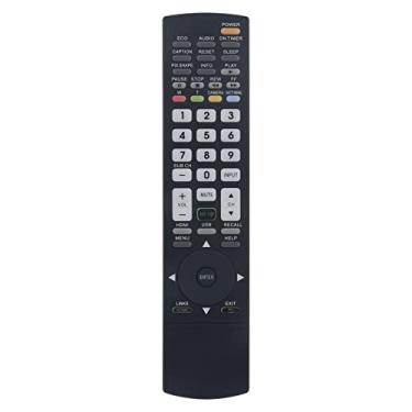 Imagem de PERFASCIN GXEB Controle remoto infravermelho de substituição adequado para SANYO LCD HDTV TV DP50740 DP52440 DP46840 LCD55L4 DP37840 DP42840