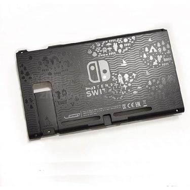 Imagem de Capa traseira rígida de substituição para a parte inferior da carcaça traseira para placa de console Nintendo Switch NS - Nova edição (C)