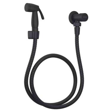 Imagem de Ducha Higienica Completa Fosca Chuveirinho Mangueira Banheiro Box Casa Lavabo Flexivel Suporte