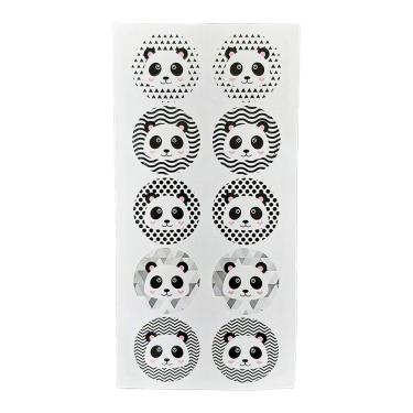 Imagem de Adesivo Para Lembrancinha Panda - 10 Unidades - Extra Festas