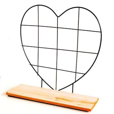 Imagem de Prateleira Decorativa De Metal Coração 97548 - Fwb