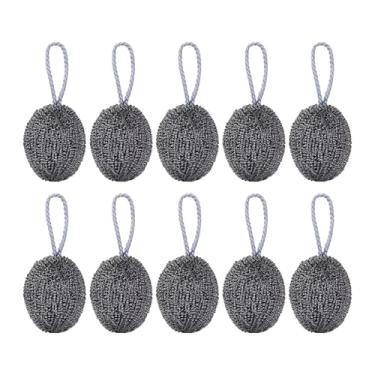 Imagem de DimyFew 10x Esfregão de aço inoxidável, escova de limpeza de metal para cozinha, para pratos, panelas, churrasqueiras e frigideiras