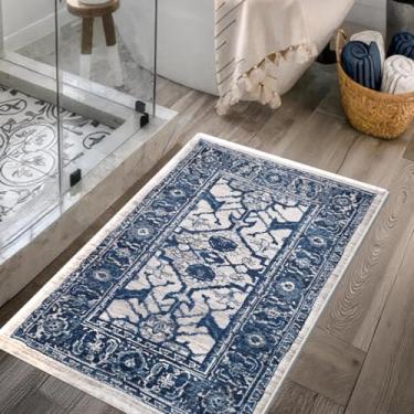 Imagem de 2 Tapete Banheiro Absorve 1 Milhão de Pontos 60x90 Mon Vr (M8Mon AZUL Egípcio Alto Padrão - Grande 1 milhão de pontos Alto Padrão)