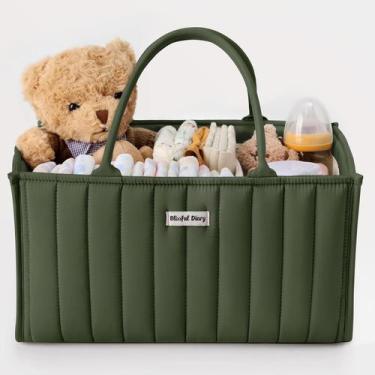 Imagem de Organizador de fraldas Blissful Diary Deep Green