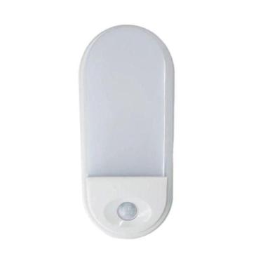 Imagem de Luminária Tartaruga Com Sensor De Presença Embu Led Branca - 15w - 650