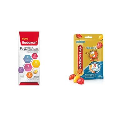 Imagem de Redoxon Multivitaminico Vitaminas A-Z 30 Comprimidos e Kids Mix de Frutas 25 Gomas