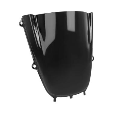 Imagem de WORLDMOTOP Substituição de para-brisas de motocicleta para Yamaha YZFR9 YZF R9 2025 2026 PC para-brisas bolha dupla (preto)