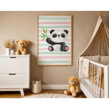 Imagem de Panda feliz - 20 x 30 Caixa (canvas)
