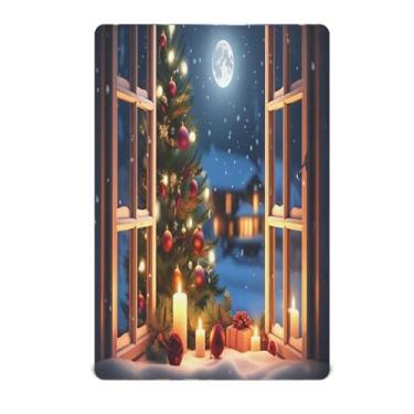 Imagem de Qilmy Lençol de berço com elástico para meninos e meninas, lençol de microfibra macio e respirável para berço padrão e colchão, 68,5 x 99 cm, roupa de cama de bebê