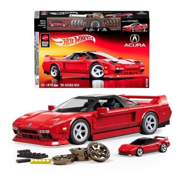 Imagem de Blocos de Montar - Hot Wheels - Acura NSX 90 - Mattel Brick
