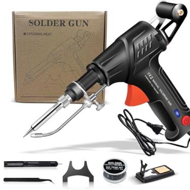 Imagem de Kit de Solda 60W 110V Uniwity com Pistola Automática, Sugador, Fio de Estanho e Pinças LP-073