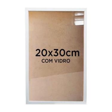 Imagem de Moldura Quadro Caixa 3cm 20x30cm Foto Poster Ilustração Com Vidro - Vá