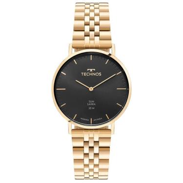 Imagem de Relógio Technos Masculino Slim Dourado - 2025LUI/1P