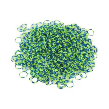 Imagem de Brincos De Elástico De Duas Cores Para Meninas, Brinquedo DIY Para Faz