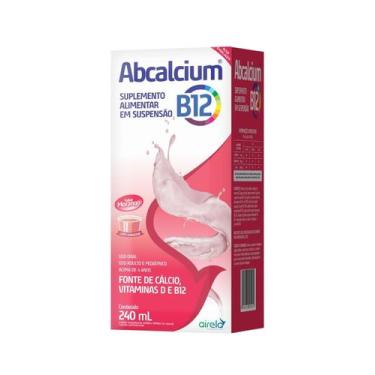 Imagem de Abcalcium Airela Vitamina B12 Vitamina D Cálcio 240ml  Suplemento Alim