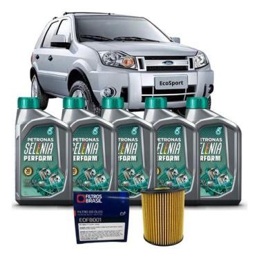 Imagem de Kit troca de oleo ford ecosport zetec1.6 selenia 5w30 sintet - PETRONA
