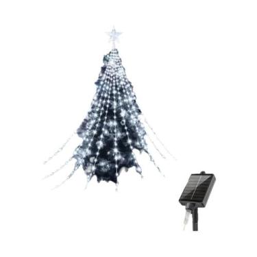 Imagem de Luzes De Cascata Solar USB Com Efeito Estrela 1PC Decoração De Natal E