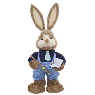 Imagem de Coelho De Páscoa Decoração Enfeite Coelhinho 62cm