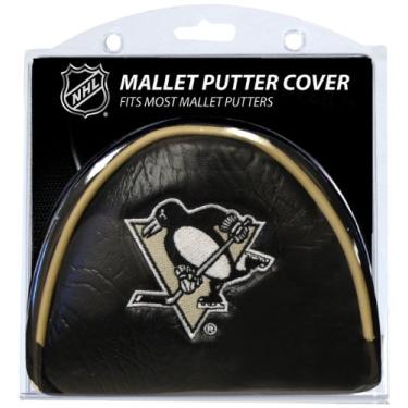 Imagem de Team Golf NHL Pittsburgh Penguins Golf Mallet Putter Cover Golf Club Mallet Putter Headcover, serve na maioria dos putters Mallet, Scotty Cameron, Daddy Long Legs, Taylormade, Odyssey, Titleist, Ping, Callaway