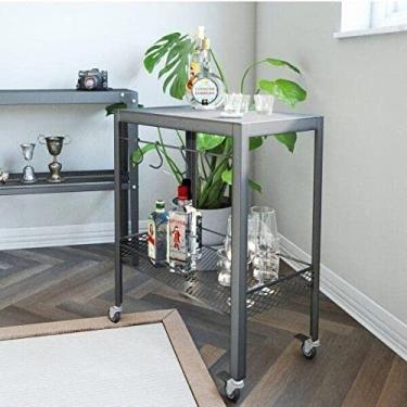 Imagem de Carrinho Multiuso Macaé Proa Cimento Queimado