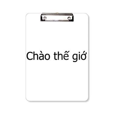 Imagem de Hello World Prancheta vietnamita para escrever placa A4