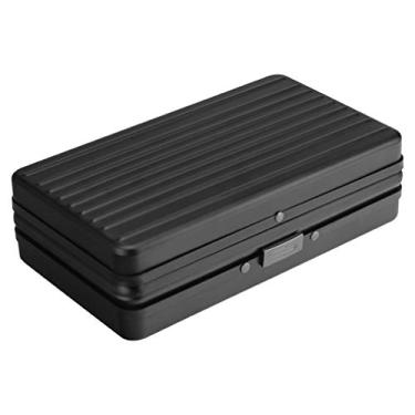 Imagem de Caixa portátil umidificador de charuto para viagem, capa de charuto, forro de madeira de cedro, umidificador, à prova d'água, à prova de poeira, porta-charutos, caixa de armazenamento leve para 8 charutos – Ótimo presente para homens