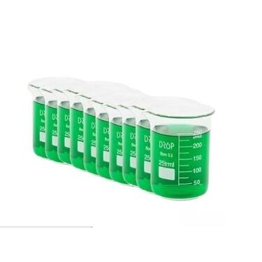Imagem de Kit 10 X Bequer De Vidro Forma Baixa (griffin) 25ml Becker