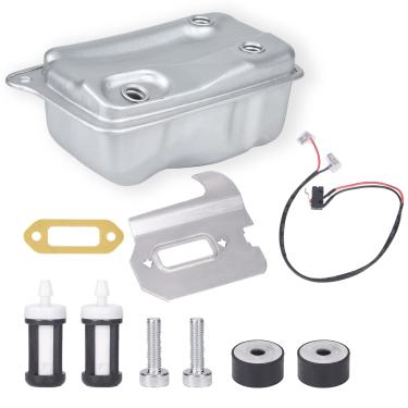 Imagem de Mikatesi TS410 TS420 Kit de substituição de vedação de silenciador de escape para serra de concreto Stihl TS410 TS420 Substitui peças 4238-140-0611 4238 140 0611 com interruptor de parada 4238 430