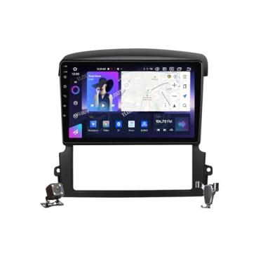 Imagem de YLOXFW Car Stereo 2 Din Android 13.0 Radio with 4G 5G WiFi DSP SWC Carplay for K-IA Sorento 2002-2011 GPS Sat Navigation 9'' MP5 Multimedia Video Player FM BT Receiver,M600s