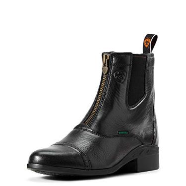 Imagem de Bota feminina Ariat Heritage Breeze com zíper acolchoado, Preto, 9.5