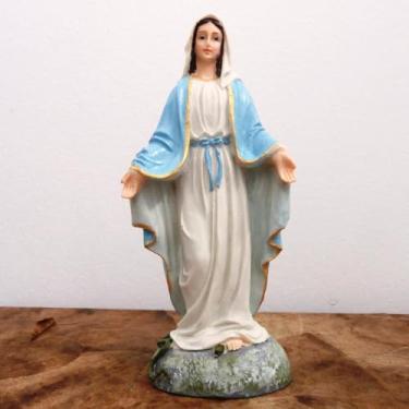 Imagem de Imagem de Nossa Senhora das Graças em Resina Modelo sem Medalha - 18 cm