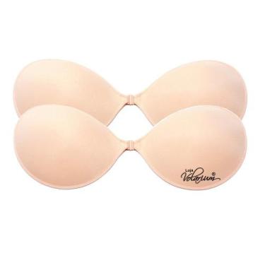Imagem de Kit 2 Sutia Adesivo Colar Levanta E Junta Os Seios Cor Nude - Freebra,