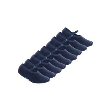 Imagem de Kit 9 Pares de Sapatilhas Bebê Antiderrapante Lupo 2027-004, Azul
