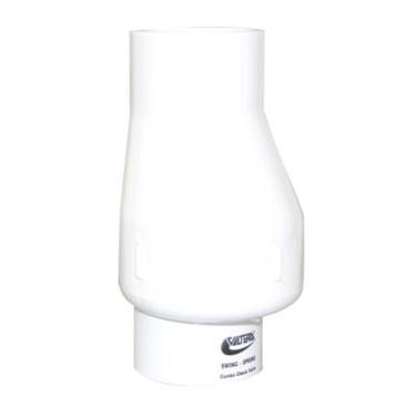 Imagem de Valterra Válvula de retenção de combinação de oscilação/mola de PVC 200-15, branca, deslizante de 3,8 cm