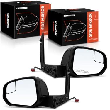 Imagem de A-Premium Par (2) espelhos retrovisores elétricos do lado do motorista e do passageiro - compatível com Ford Transit Connect 2019-2023 - Retrovisor retrovisor externo elétrico aquecido dobrável