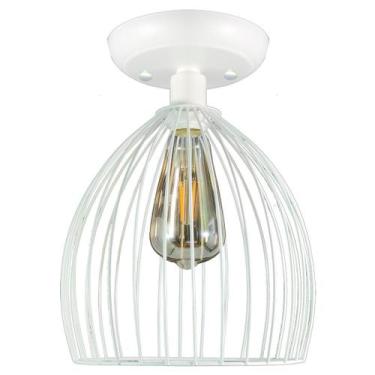 Imagem de Plafon Aramado Balloon Branco Sala Quarto cozinha banheiro - CM GLASS 