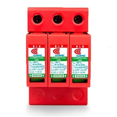 Imagem de DPS - Dispositivo Proteção Surtos DC/CC CLAMPER SOLAR 300V 40kA
